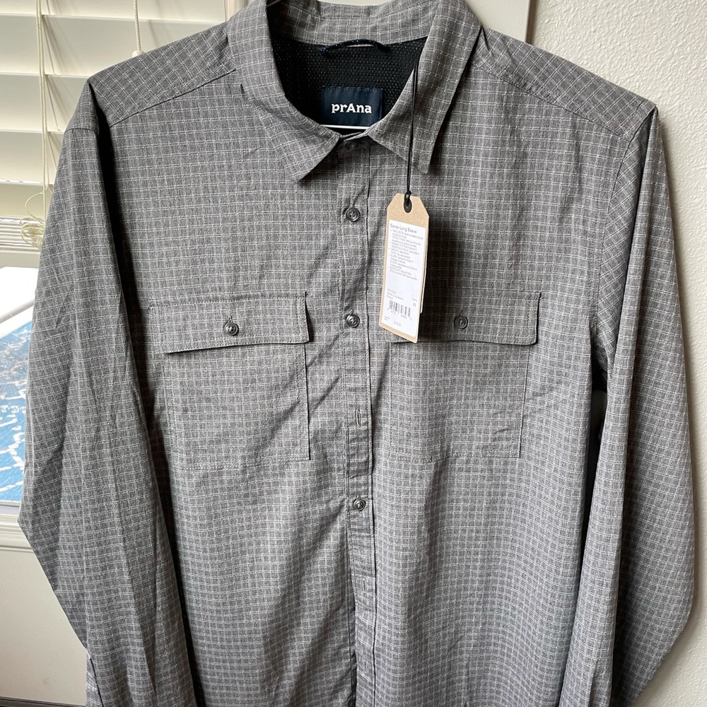 PRANA Grey Garvan Long Sleeve